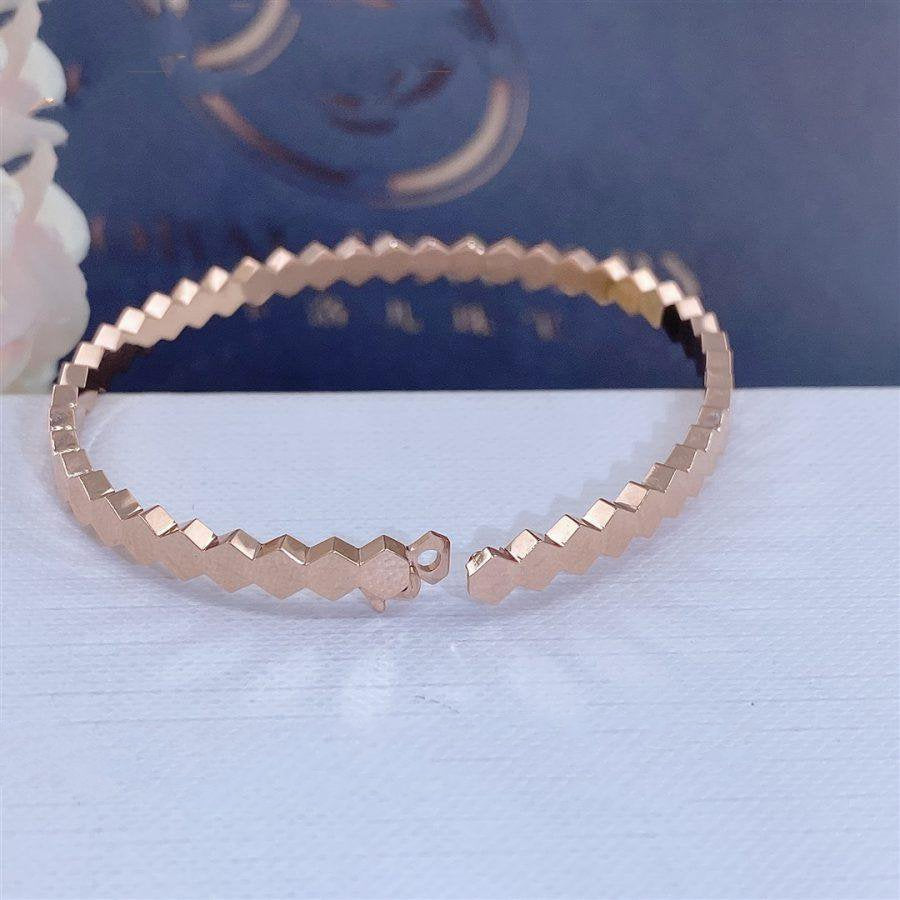 [Noble Aura jewelry]BEE LOVE PINK GOLD BRACELET