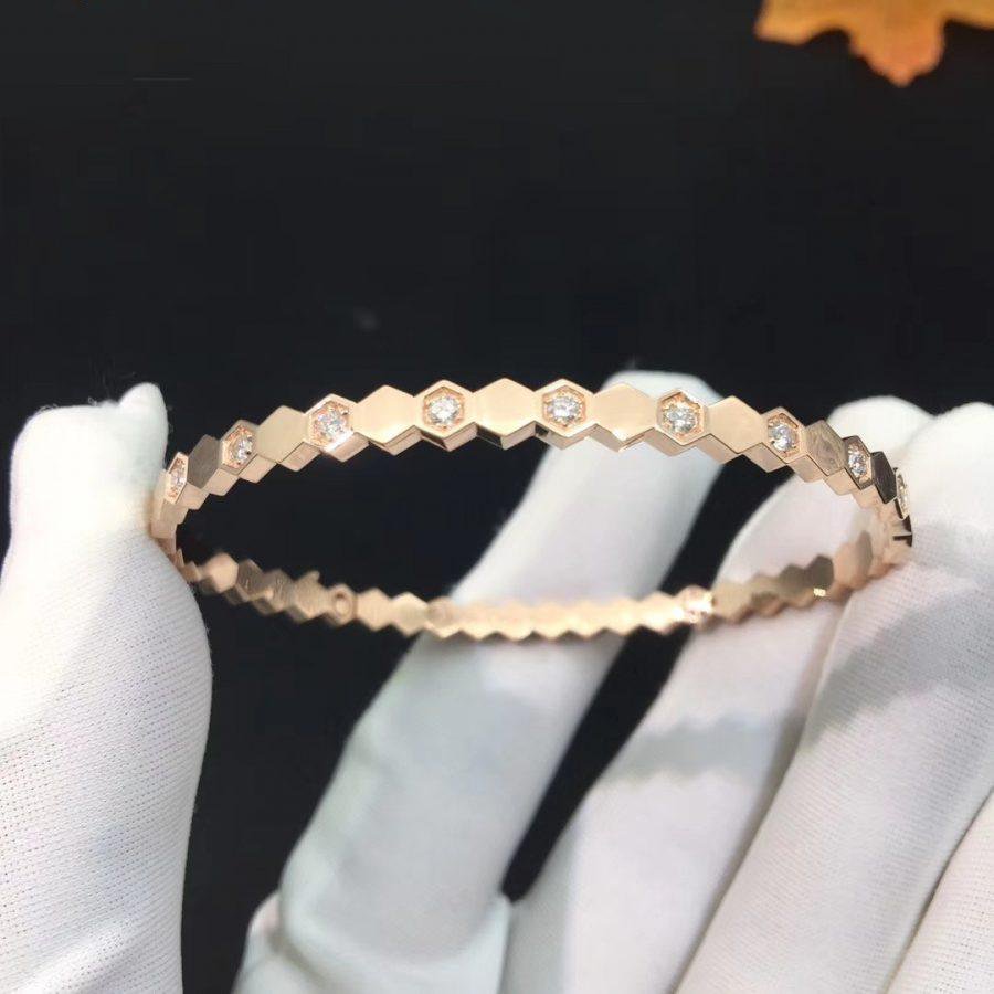 [Noble Aura jewelry]BEE LOVE PINK GOLD DIAMOND BRACELET