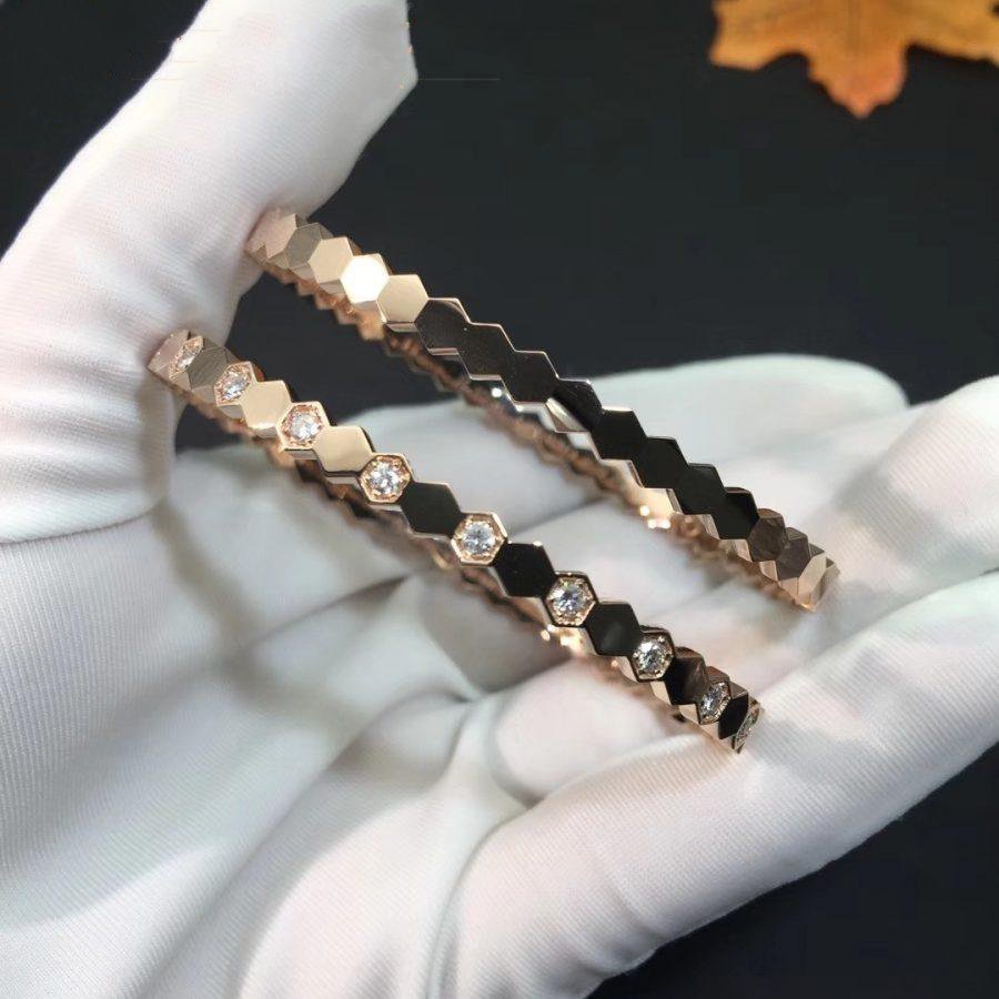 [Noble Aura jewelry]BEE LOVE PINK GOLD DIAMOND BRACELET