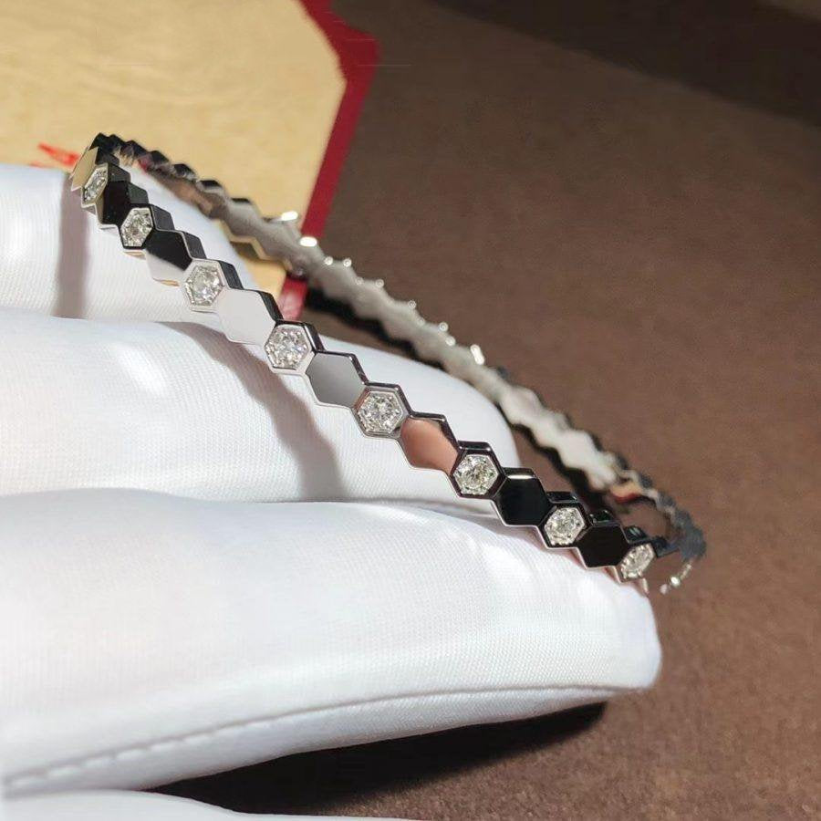 [Noble Aura jewelry]BEE LOVE SILVER DIAMOND BRACELET