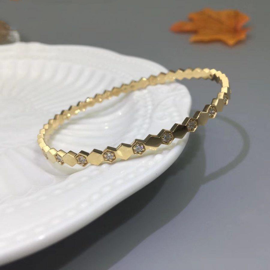 [Noble Aura jewelry]BEE LOVE GOLD DIAMOND BRACELET