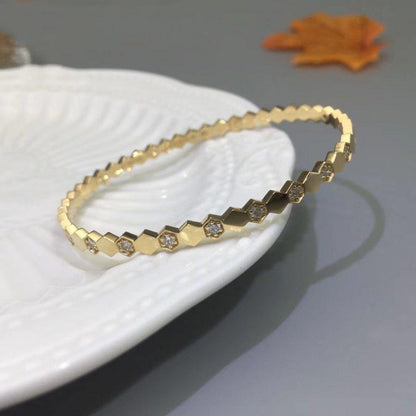 [Noble Aura jewelry]BEE LOVE GOLD DIAMOND BRACELET