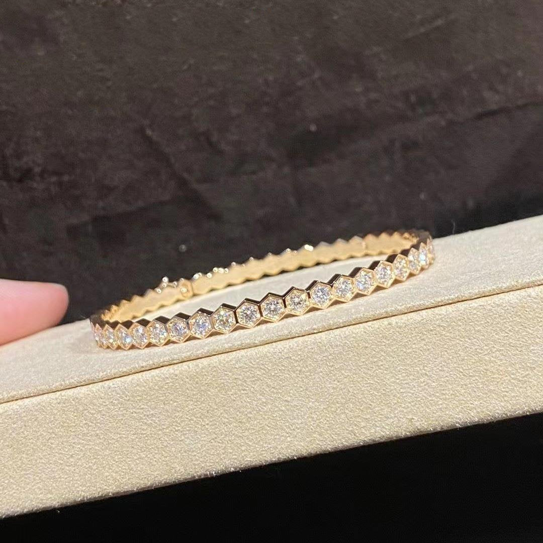 [Noble Aura jewelry]BEE LOVE GOLD BRACELET FULL DIAMOND