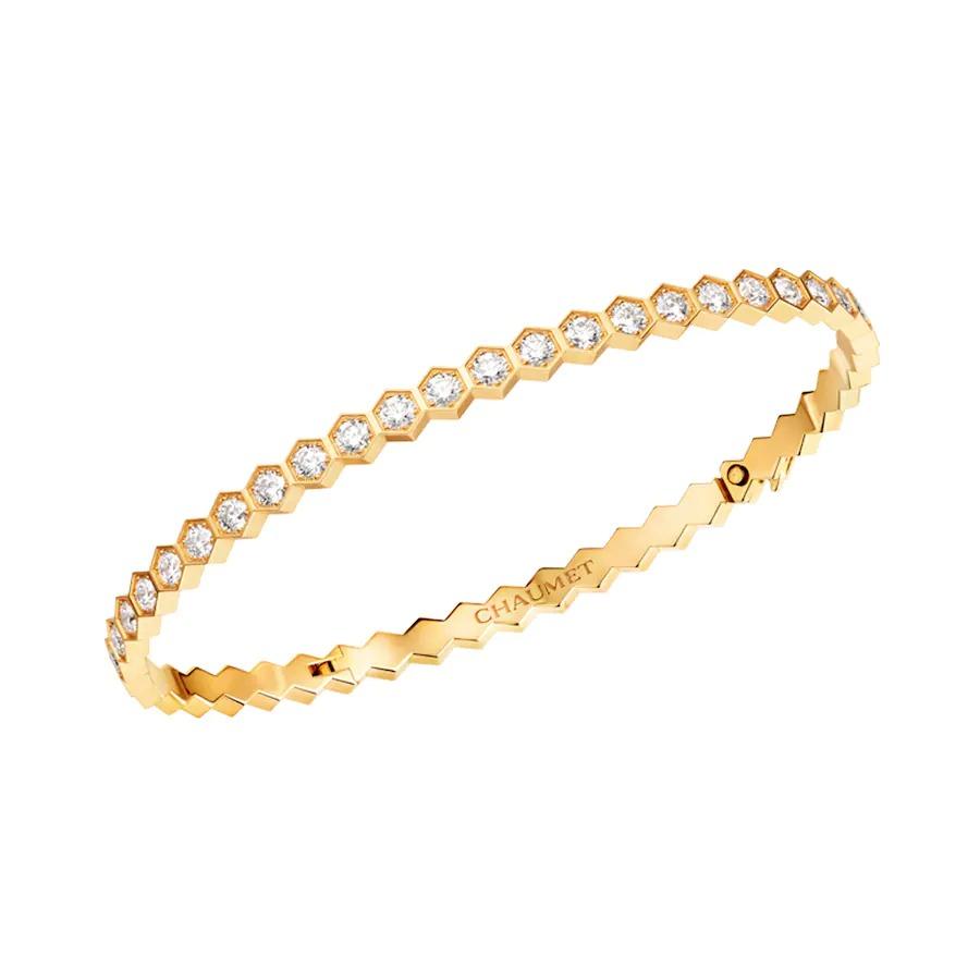 [Noble Aura jewelry]BEE LOVE GOLD BRACELET FULL DIAMOND