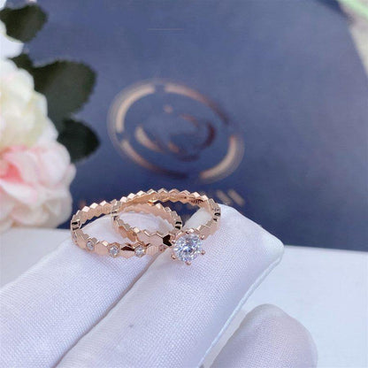 [Noble Aura jewelry]BEE LOVE RING PINK GOLD 1 DIAMOND