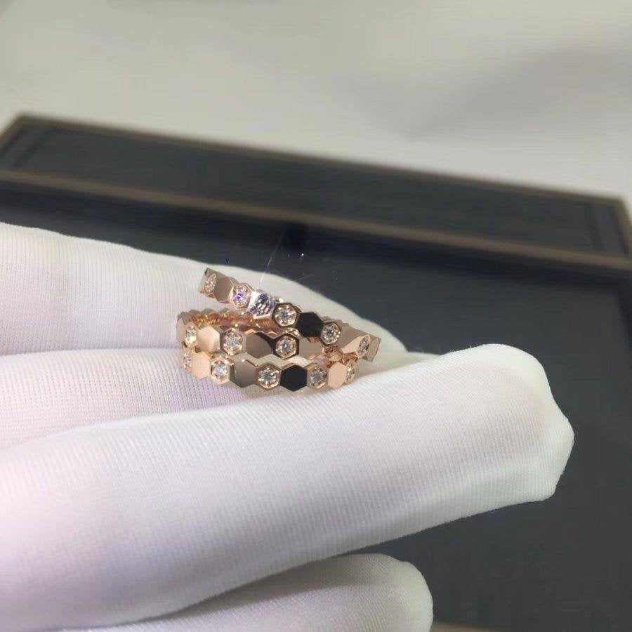 [Noble Aura jewelry]BEE LOVE RING PINK GOLD DIAMOND