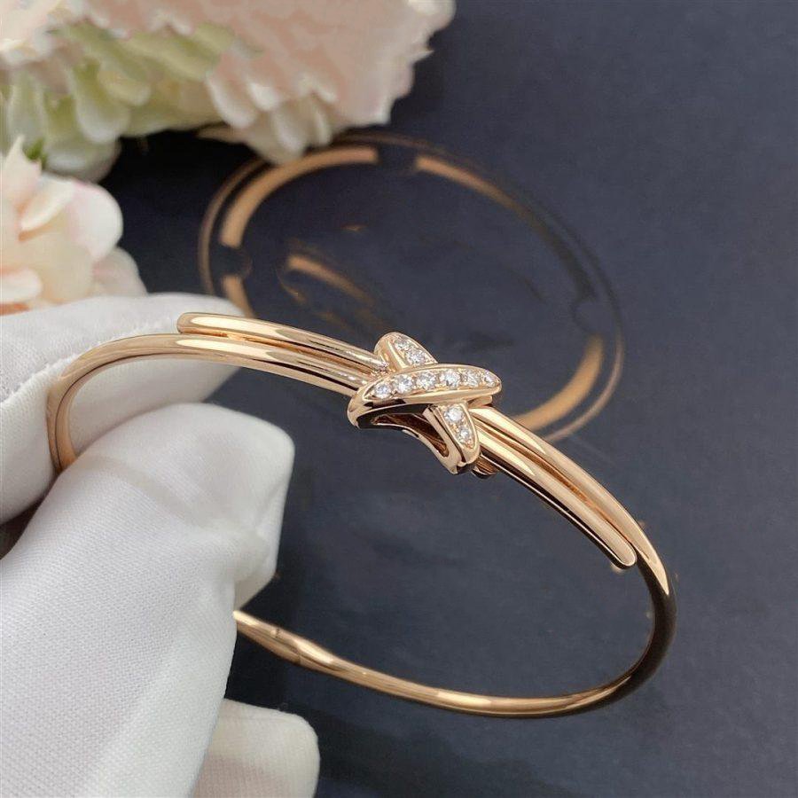 [Noble Aura jewelry]JEUX DE BRACELET PINK GOLD DIAMONDS