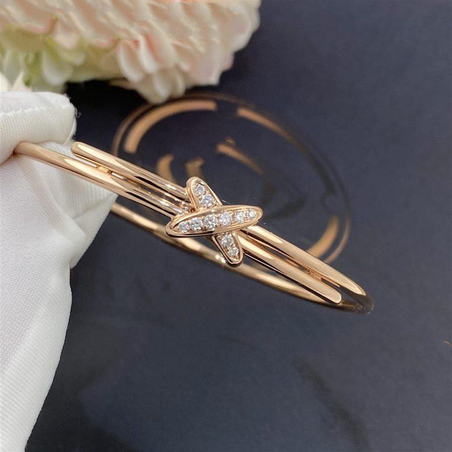 [Noble Aura jewelry]JEUX DE BRACELET PINK GOLD DIAMONDS