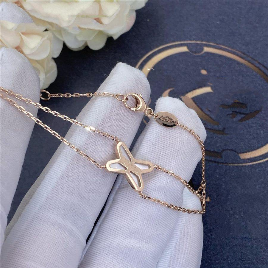 [Noble Aura jewelry]JEUX BRACELET WHITE MOP PINK GOLD 1 DIAMOND