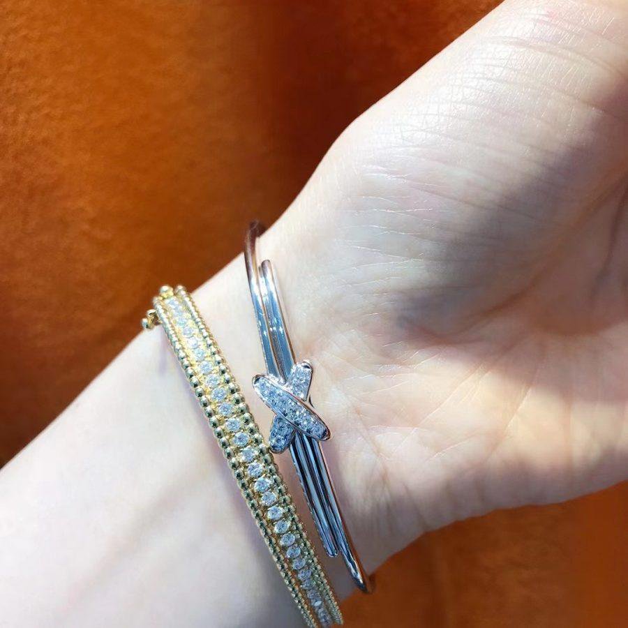 [Noble Aura jewelry]JEUX DE BRACELET SILVER DIAMONDS