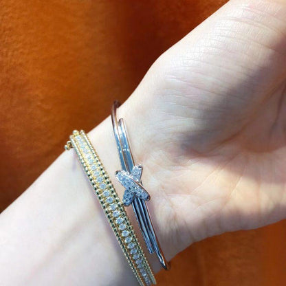 [Noble Aura jewelry]JEUX DE BRACELET SILVER DIAMONDS