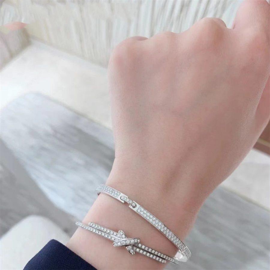 [Noble Aura jewelry]JEUX DE BRACELET DIAMONDS SILVER