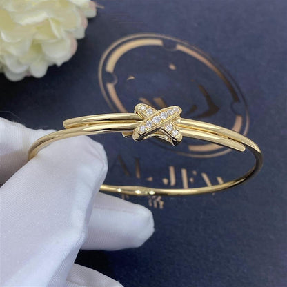 [Noble Aura jewelry]JEUX DE BRACELET GOLD DIAMONDS