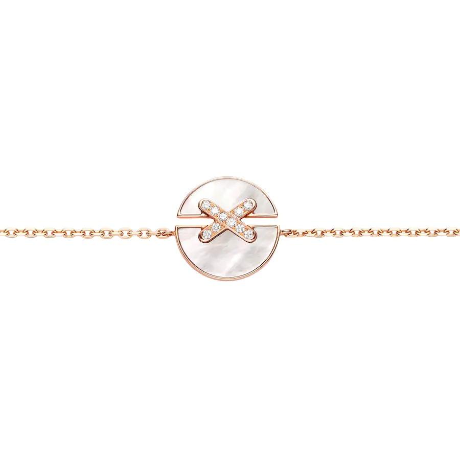 [Noble Aura jewelry]JEUX DE BRACELET MOP PINK GOLD DIAMONDS