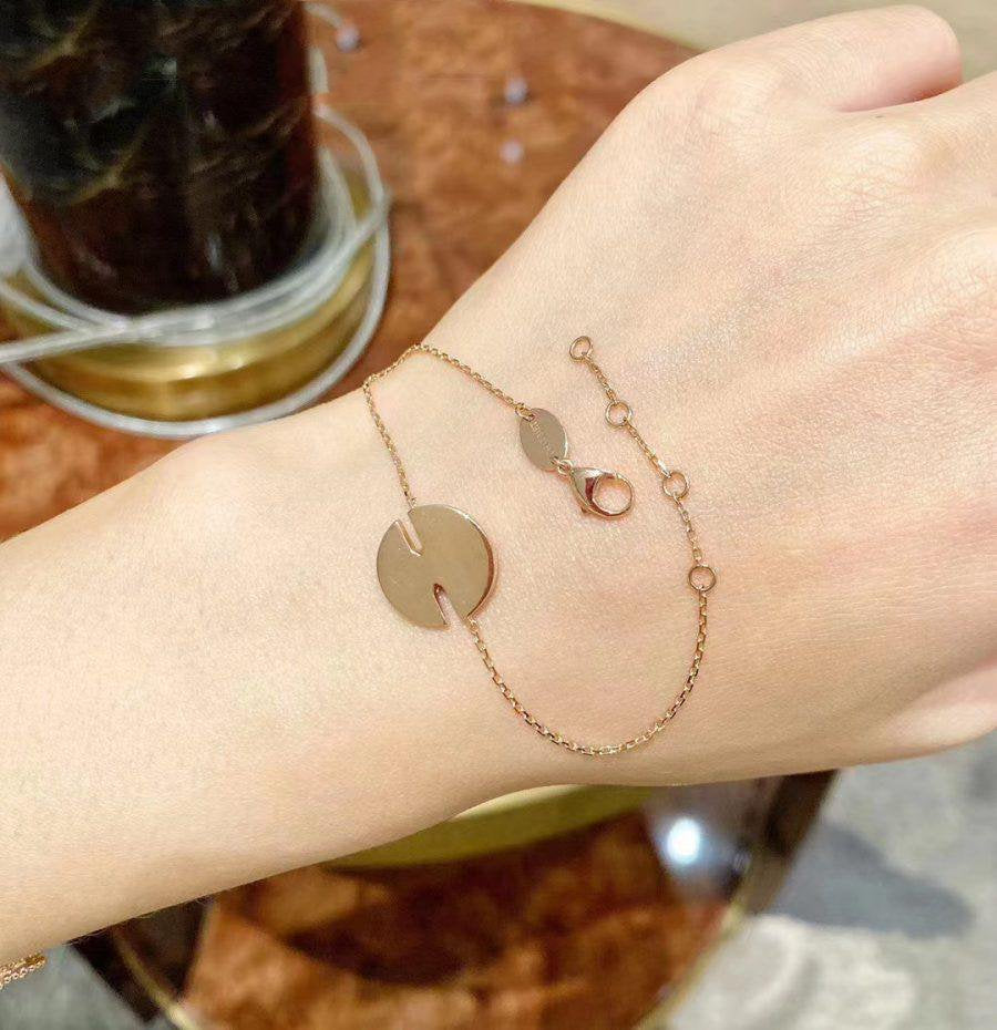 [Noble Aura jewelry]JEUX DE BRACELET MOP PINK GOLD DIAMONDS