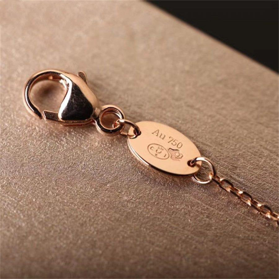 [Noble Aura jewelry]Hollow Design Four-Leaf Clover Flower Shape Ring