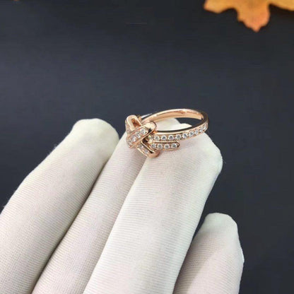 [Noble Aura jewelry]JEUX DE RING PINK GOLD DIAMOND