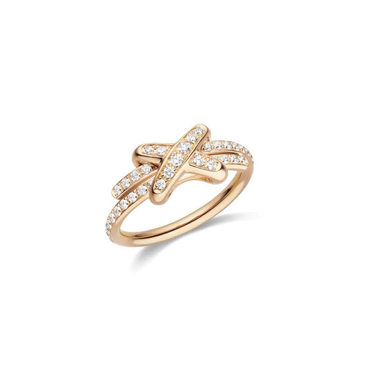 [Noble Aura jewelry]JEUX DE RING PINK GOLD DIAMOND