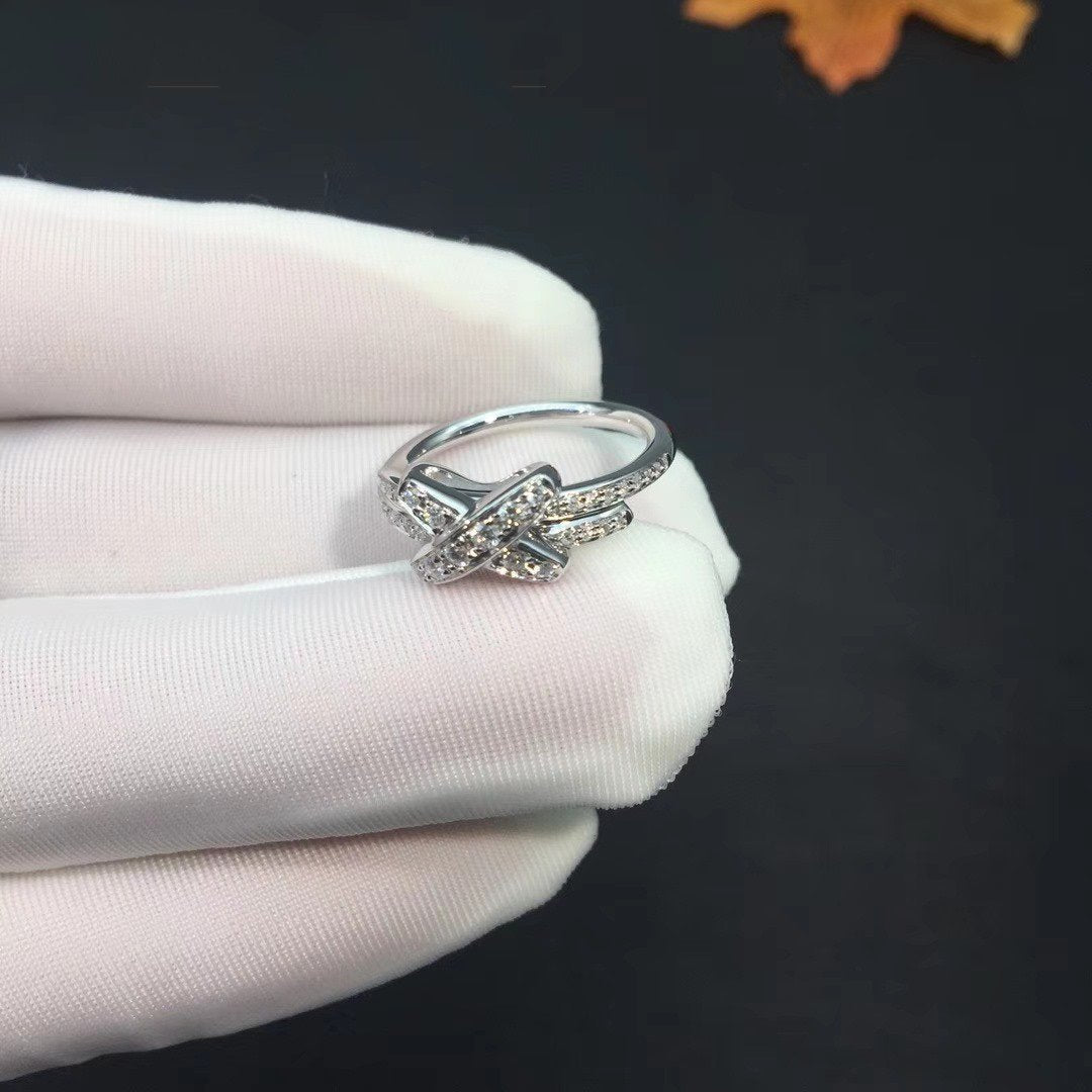 [Noble Aura jewelry]JEUX DE SILVER DIAMOND RING