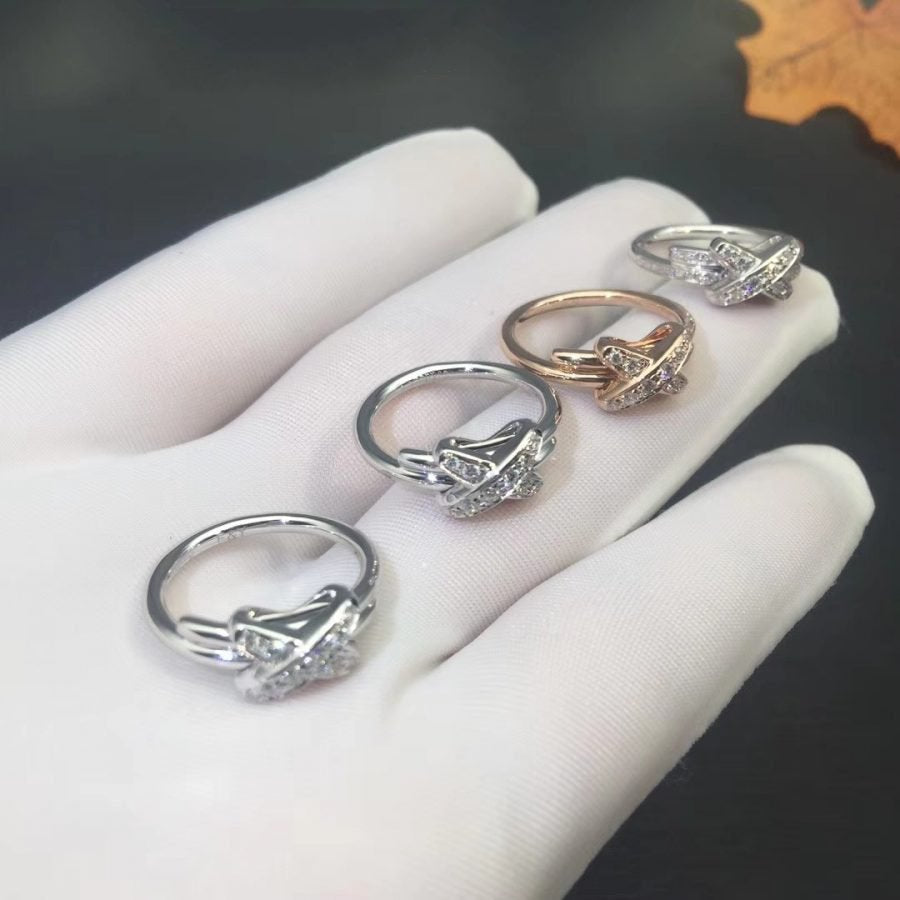 [Noble Aura jewelry]JEUX DE SILVER DIAMOND RING
