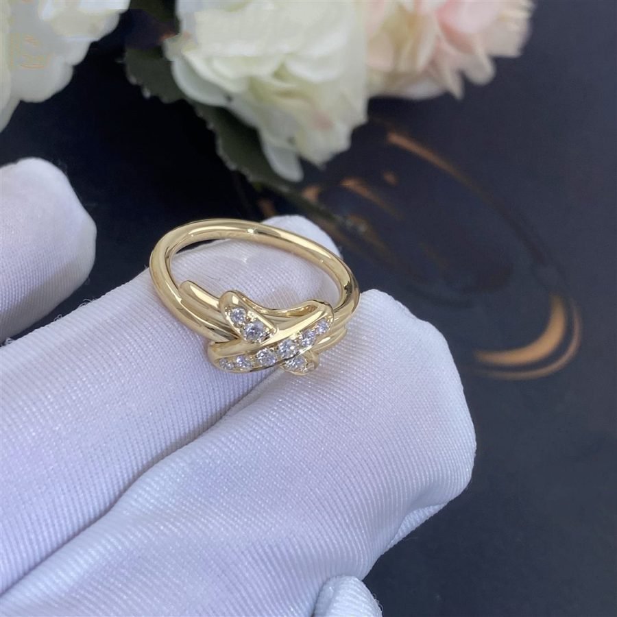[Noble Aura jewelry]JEUX DE GOLD DIAMOND RING