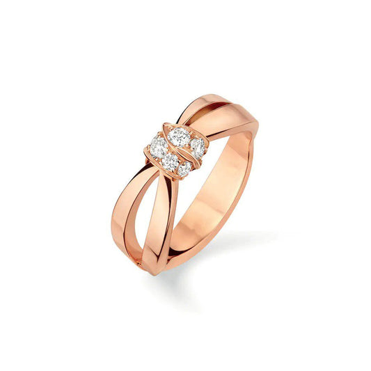 [Noble Aura jewelry]LIENS RING PINK GOLD DIAMOND