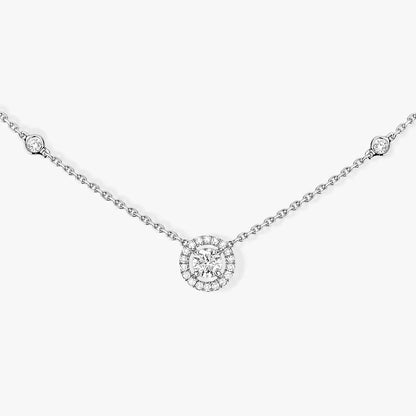 [Noble Aura jewelry]Diamond Necklace 0,20ct Brilliant Shape Joy