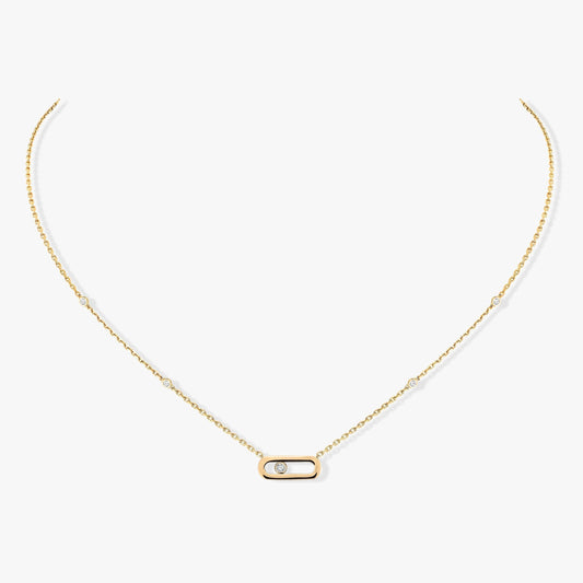 [Noble Aura jewelry]MOVE UNO DIAMOND NECKLACE