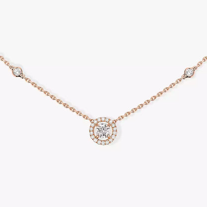 [Noble Aura jewelry]Diamond Necklace 0,20ct Brilliant Shape Joy