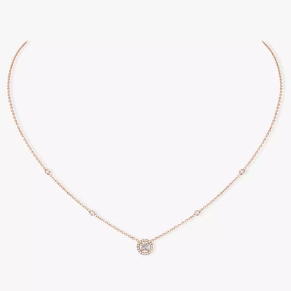 [Noble Aura jewelry]Diamond Necklace 0,20ct Brilliant Shape Joy