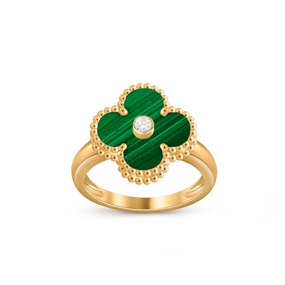 [Noble Aura jewelry]CLOVER DIAMOND RING GOLD COLLECTION