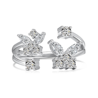 Butterfly Silver Ring Collection
