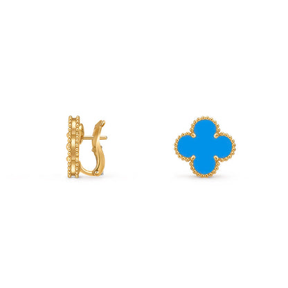 [Noble Aura jewelry] CLOVER 15MM MOP EARRINGS COLLECTION