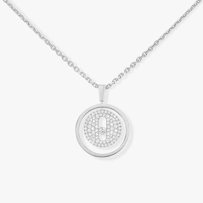 [Noble Aura jewelry]LUCKY MOVER PM PAVED NECKLACE
