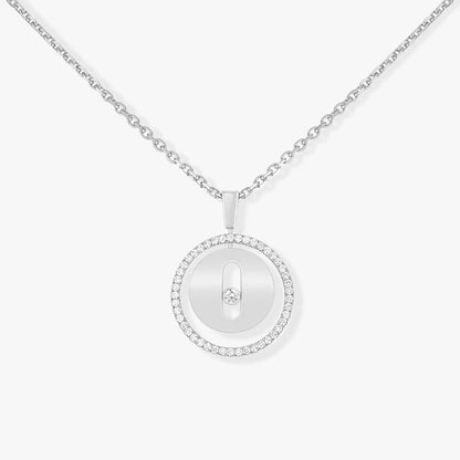 [Noble Aura jewelry]LUCKY MOVE PM NECKLACE SILVER DIAMOND