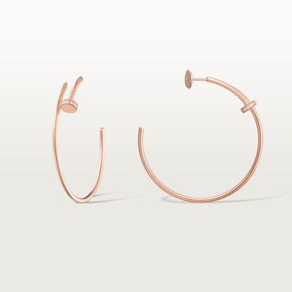 [Noble Aura jewelry]JUSTE HALF DIAMOND LARGE EARRINGS