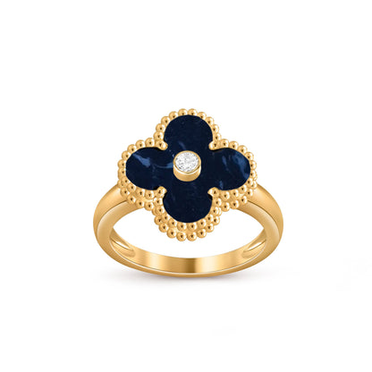 [Noble Aura jewelry]CLOVER DIAMOND RING GOLD COLLECTION