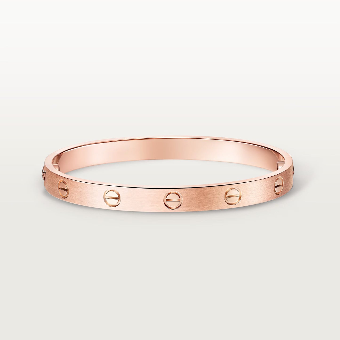 [Noble Aura jewelry]LOVE BRACELET 6.1MM BRUSHED