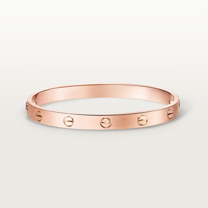 [Noble Aura jewelry]LOVE BRACELET 6.1MM BRUSHED