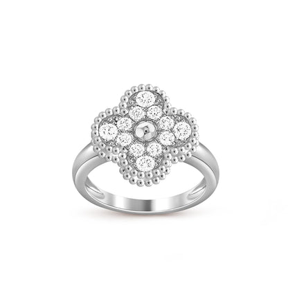 [Noble Aura jewelry]CLOVER SILVER RING COLLECTION