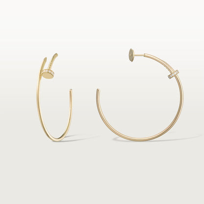 [Noble Aura jewelry]JUSTE HALF DIAMOND LARGE EARRINGS