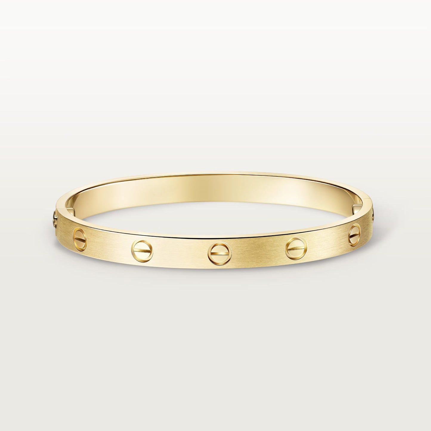 [Noble Aura jewelry]LOVE BRACELET 6.1MM BRUSHED