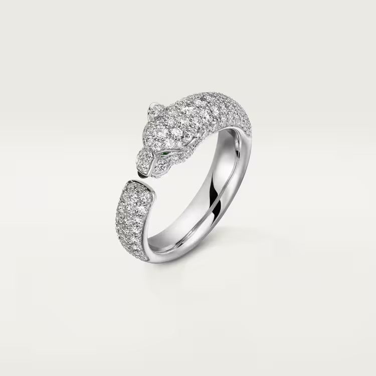 [Noble Aura jewelry]PANTHERE FULL DIAMOND SMALL RING