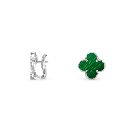 [Noble Aura jewelry]CLOVER SILVER 15MM MOP EARRINGS COLLECTION