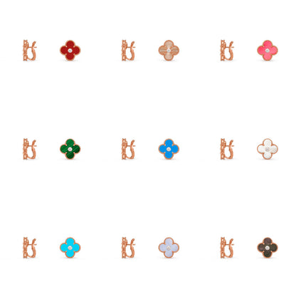 [Noble Aura jewelry]CLOVER 15MM MOP DIAMOND EARRINGS COLLECTION