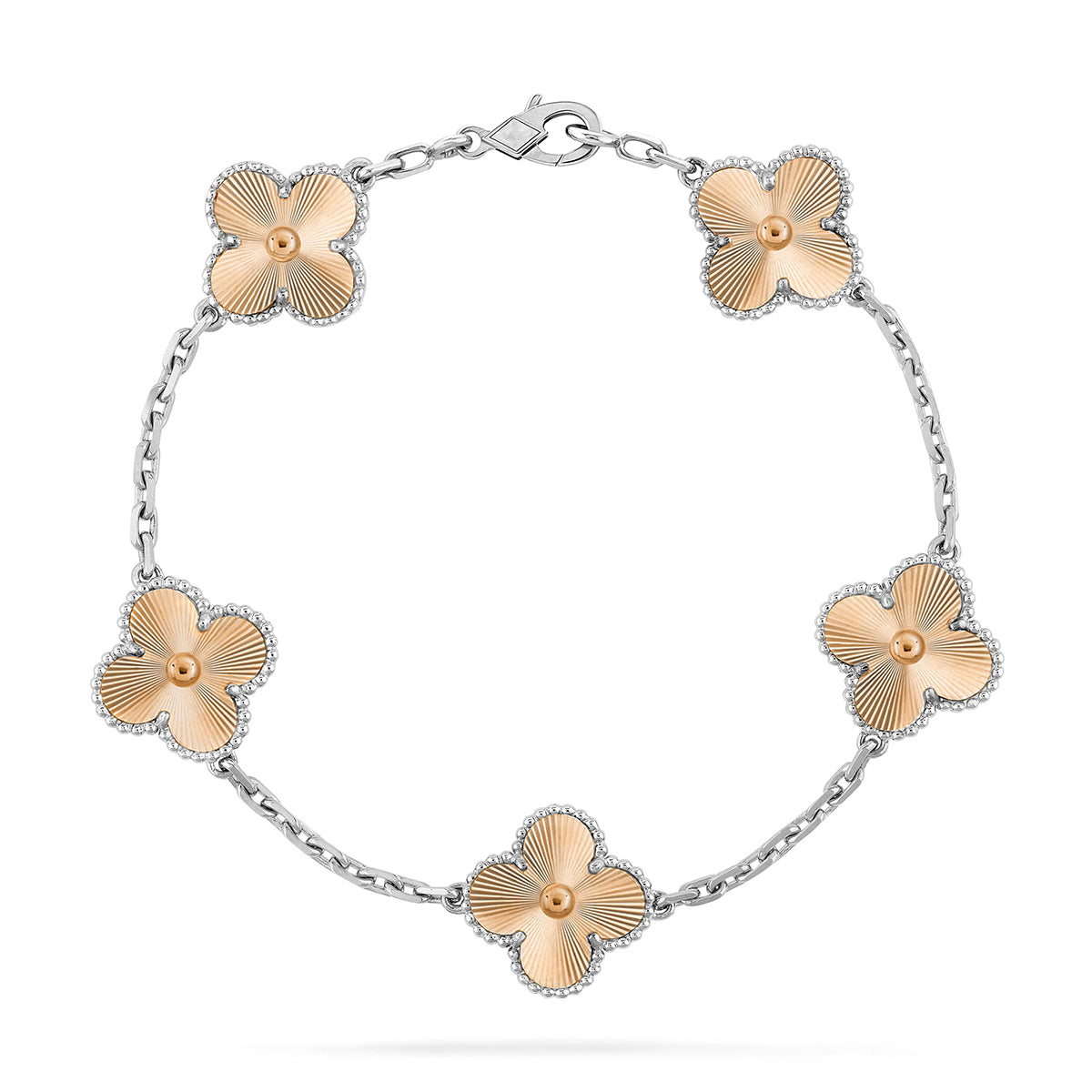 [Noble Aura jewelry] CLOVER 5 MOTIF LASER BRACELET COLLECTION