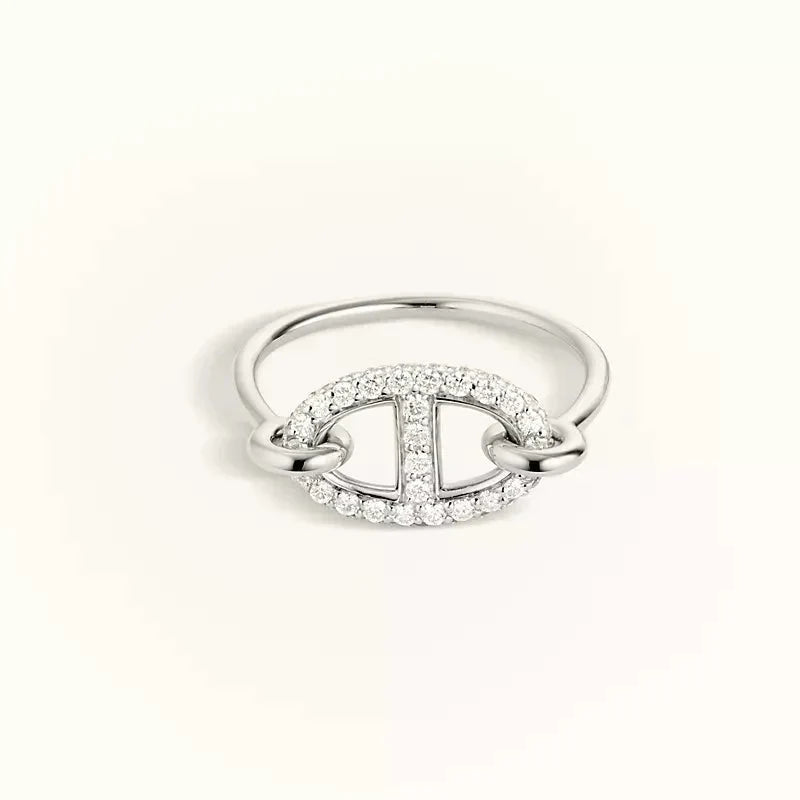 [Noble Aura jewelry]RONDE SMALL SILVER DIAMOND RING