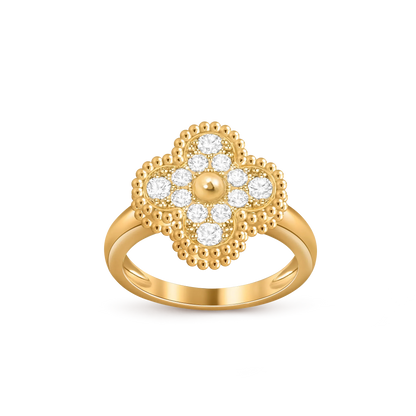 [Noble Aura jewelry]CLOVER RING GOLD COLLECTION
