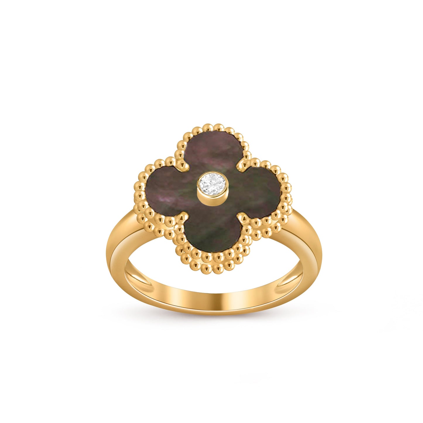 [Noble Aura jewelry]CLOVER DIAMOND RING GOLD COLLECTION