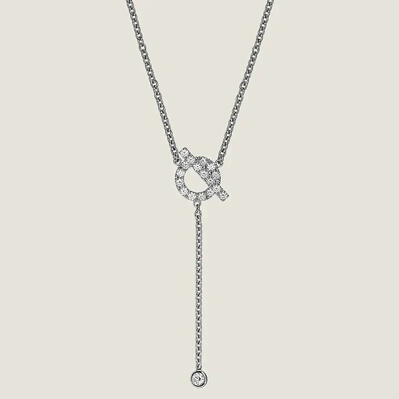 [Noble Aura jewelry]FINESSE SILVER DIAMOND NECKLACE